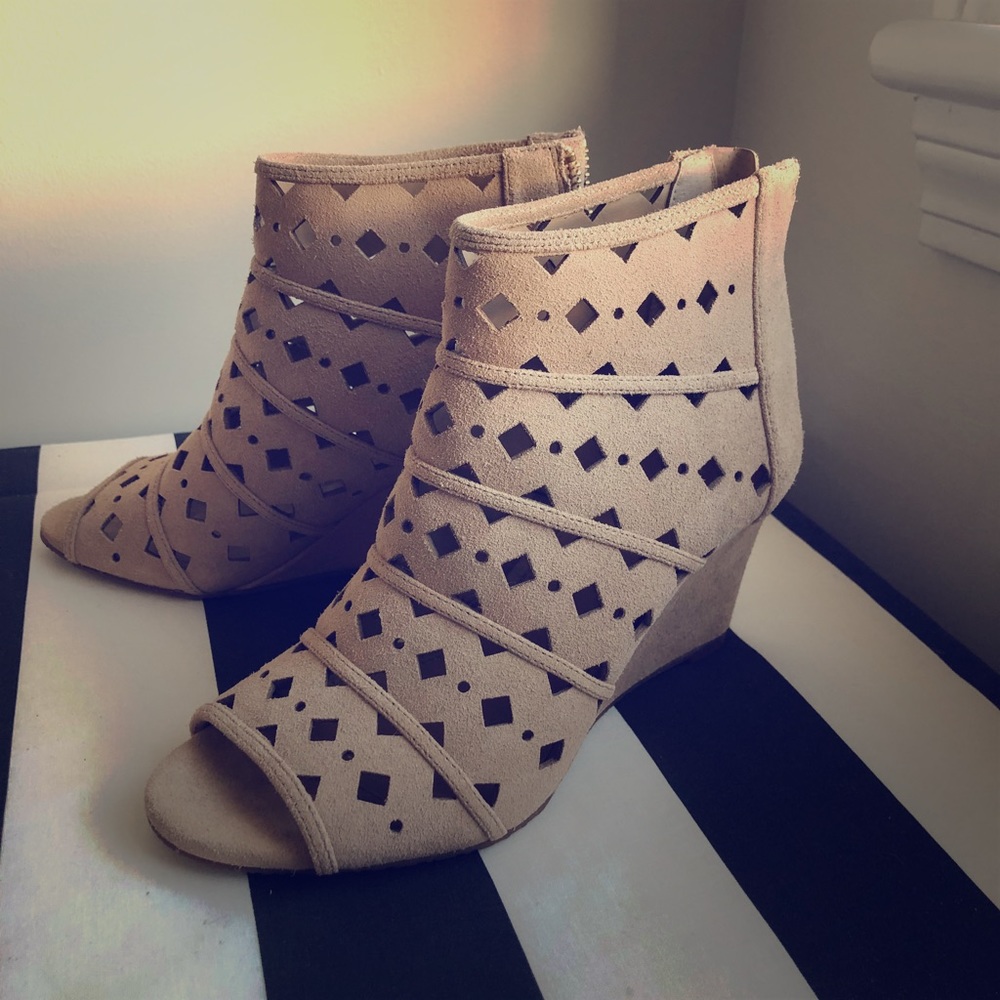Suede MICHAEL Kor wedges